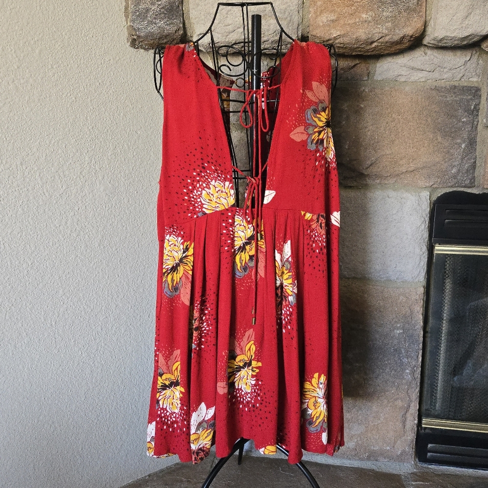 Free People Lovely Day Printed Tunic Dress